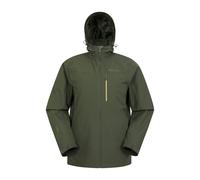 Mountain Warehouse Mens Brisk Extreme Colour Block Waterproof Jacket - Green - 3XL - Green