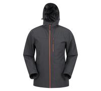 Mountain Warehouse Mens Brisk Extreme Waterproof Jacket - Dark Grey - S - Dark Grey