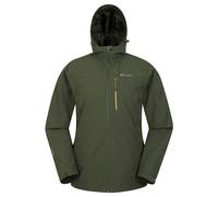 Mountain Warehouse Mens Brisk Extreme Waterproof Jacket - Green - XL - Green - 100% Polyester
