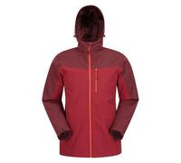 Mountain Warehouse Mens Brisk Extreme Waterproof Jacket - Red - L - Red
