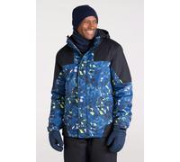 Mountain Warehouse Mens Camo Ski Jacket & Trousers - Dark Blue - M - Dark Blue - 100% Polyester