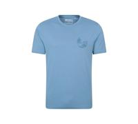 Mountain Warehouse Men's Camping Sketch T-Shirt Cotton Short Sleeve Top