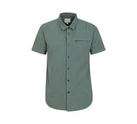 Mountain Warehouse Mens Coconut Slub Short-Sleeved Shirt - Green - Green - 3XL