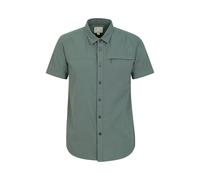 Mountain Warehouse Mens Coconut Slub Short-Sleeved Shirt - Green - Green - M