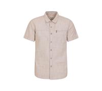 Mountain Warehouse Mens Coconut Slub Short-Sleeved Shirt - Yellow - Yellow - M
