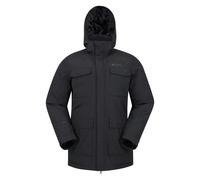 Mountain Warehouse Mens Concord Extreme Down Long Length Jacket - Black - XL - Black