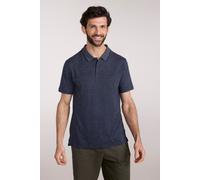 Mountain Warehouse Men's Cordyline Textured Polo Cotton Comfy Casual Summer Tee