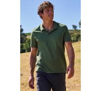 Mountain Warehouse Mens Cordyline Textured Polo Shirt (Green) - Size Small