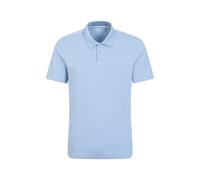 Mountain Warehouse Mens Cordyline Textured Polo Shirt (Pale Blue) - Size 2XL