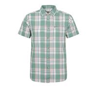 Mountain Warehouse Mens Cotton Shirt - Bright Green - S - Bright Green - 100% Cotton