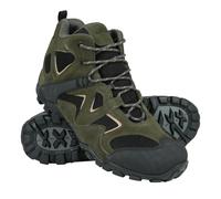Mountain Warehouse Mens Curlew Waterproof Low Profile Walking Boots - Green - 9 UK - Green - 100% Mixed