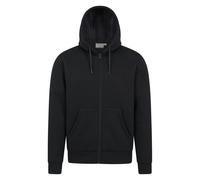 Mountain Warehouse Mens Dalton Borg Lined Full Zip Hoodie - Black - Black - 4XL - 56% Cotton/44% Polyester