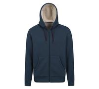 Mountain Warehouse Mens Dalton Borg Lined Full Zip Hoodie - Navy - Navy - XXS