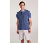 Mountain Warehouse Mens Dawnay Textured Pique Polo Shirt - Corn Blue - Corn Blue - XL - 95% Cotton/5% Polyester