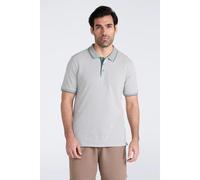 Mountain Warehouse Mens Dawnay Textured Pique Polo Shirt - Light Khaki - M - Light Khaki - 95% Cotton/5% Polyester