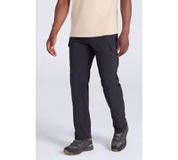 Mountain Warehouse Delta Mens Cargo Stretch Trousers - Stretchy Pants with UV Protection & Lots of Pockets - Spring Summer Walking, Hiking, Outdoors & Trekking Black Men's W32