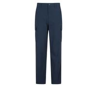 Mountain Warehouse Delta Mens Cargo Stretch Trousers - Short Length - Navy - Navy - Size: W34