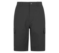 Mountain Warehouse Mens Delta Stretch Cargo Shorts - Black - 36R - Black - 95% Polyamide/5% Elastane