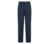 Mountain Warehouse Mens Delta Stretch Cargo Trousers - Navy - 32R - Navy - 95% Polyamide/5% Elastane