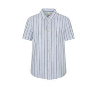 Mountain Warehouse Mens Derby Stripe Cotton Short-Sleeved Shirt - Blue - 3XL - Blue - 100% Cotton