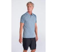 Mountain Warehouse Mens Deuce IsoCool Polo Shirt - Blue - M - Blue - 92% Polyester/8% Elastane