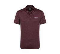 Mountain Warehouse Mens Deuce IsoCool Polo Shirt - Dusky Wine - Dusky Wine - XL
