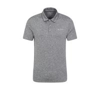 Mountain Warehouse Mens Deuce IsoCool Polo Shirt - Grey - Grey - L