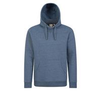 Mountain Warehouse Mens Dorset Plain Hoodie - Blue - Blue - XS - 100% Polycotton