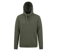 Mountain Warehouse Mens Dorset Plain Hoodie - Khaki Green - Khaki Green - 4XL - 100% Polycotton