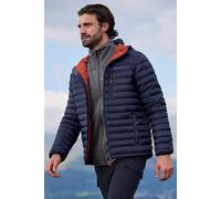 Mountain Warehouse Henry II Mens Down Padded Jacket - Water Resistant Puffer Coat, Insulated Winter Wear - Clothing for Outdoor & Travel Navy 2XL