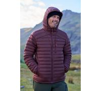 Mountain Warehouse Mens Down Padded Jacket Water Resistant Hooded Winter Coat