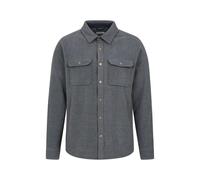 Mountain Warehouse Mens Dresden Melange Shirt - Dark Grey - 3XL - Dark Grey - 100% Polyester