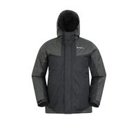 Mountain Warehouse Mens Dusk III Ski Jacket - Black/Grey - Black/Grey - XS