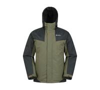 Mountain Warehouse Mens Dusk III Ski Jacket - Dark Khaki/Black - 3XL - Dark Khaki/Black - 100% Polyester