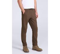 Mountain Warehouse Mens Elevate Elasticated Walking Trousers - Dark Khaki - Dark Khaki - 40R