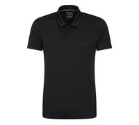 Mountain Warehouse Mens Endurance IsoCool Polo Shirt - Black - XS - Black - 100% Polyester