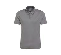 Mountain Warehouse Mens Endurance IsoCool Polo Shirt - Dark Grey - 4XL - Dark Grey - 100% Polyester
