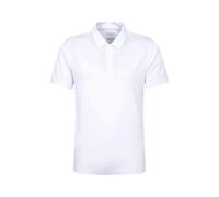 Mountain Warehouse Mens Endurance IsoCool Polo Shirt - White - 4XL - White - 100% Polyester