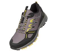 Mountain Warehouse Mens Enhance Trail Waterproof Running Trainers - Grey - Grey - 9 UK