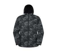 Mountain Warehouse Mens Exodus Printed Softshell Jacket Windproof Outdoor Coat