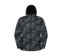 Mountain Warehouse Mens Exodus Showerproof Soft Shell Jacket - Alloy Grey - Alloy Grey - M - 96% Polyester/4% Elastane