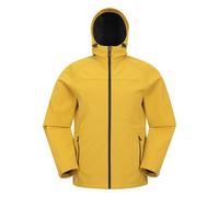 Mountain Warehouse Mens Exodus Waterproof Soft Shell Jacket - Soft Yellow - XS - Soft Yellow