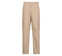 Mountain Warehouse Mens Explore Convertible Trousers - Beige - 36R - Beige - 100% Mixed