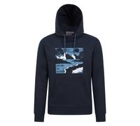 Mountain Warehouse Mens Explore The Outdoors Hoodie - Navy - Navy - XS - 60% Cotton/40% Polyester