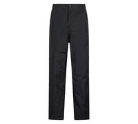 Mountain Warehouse Mens Extreme Downpour Short Overtrousers Waterproof Breathable Pants Black Polyamide - Size X-Large