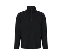 Mountain Warehouse Mens Farland Fleece Lined Half Zip Midlayer - Black - Black - XL