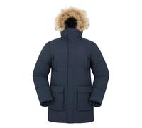 Mountain Warehouse Mens Fern Water Resistant Padded Parka - Navy - M - Navy - 100% Polyester