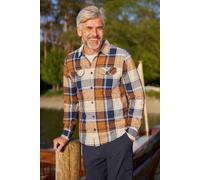 Mountain Warehouse Trace Mens Flannel Cotton Shirt | Lightweight & Breathable Casual Checks Long Sleeve Shirt, Comfy & Soft Buttoned Front Pockets, For Casual Wear, Everyday Wear