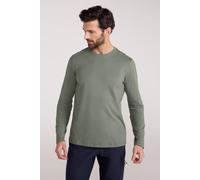 Mountain Warehouse Mens Flint Crew Long Sleeved T-Shirt