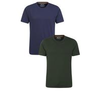Mountain Warehouse Mens Flint Crew Neck Short Sleeve T-Shirt Multipack